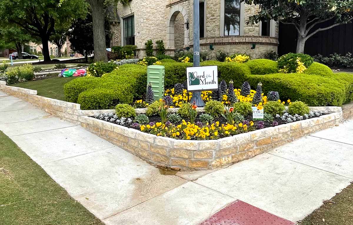 Lawn of the month in Grapevine TX