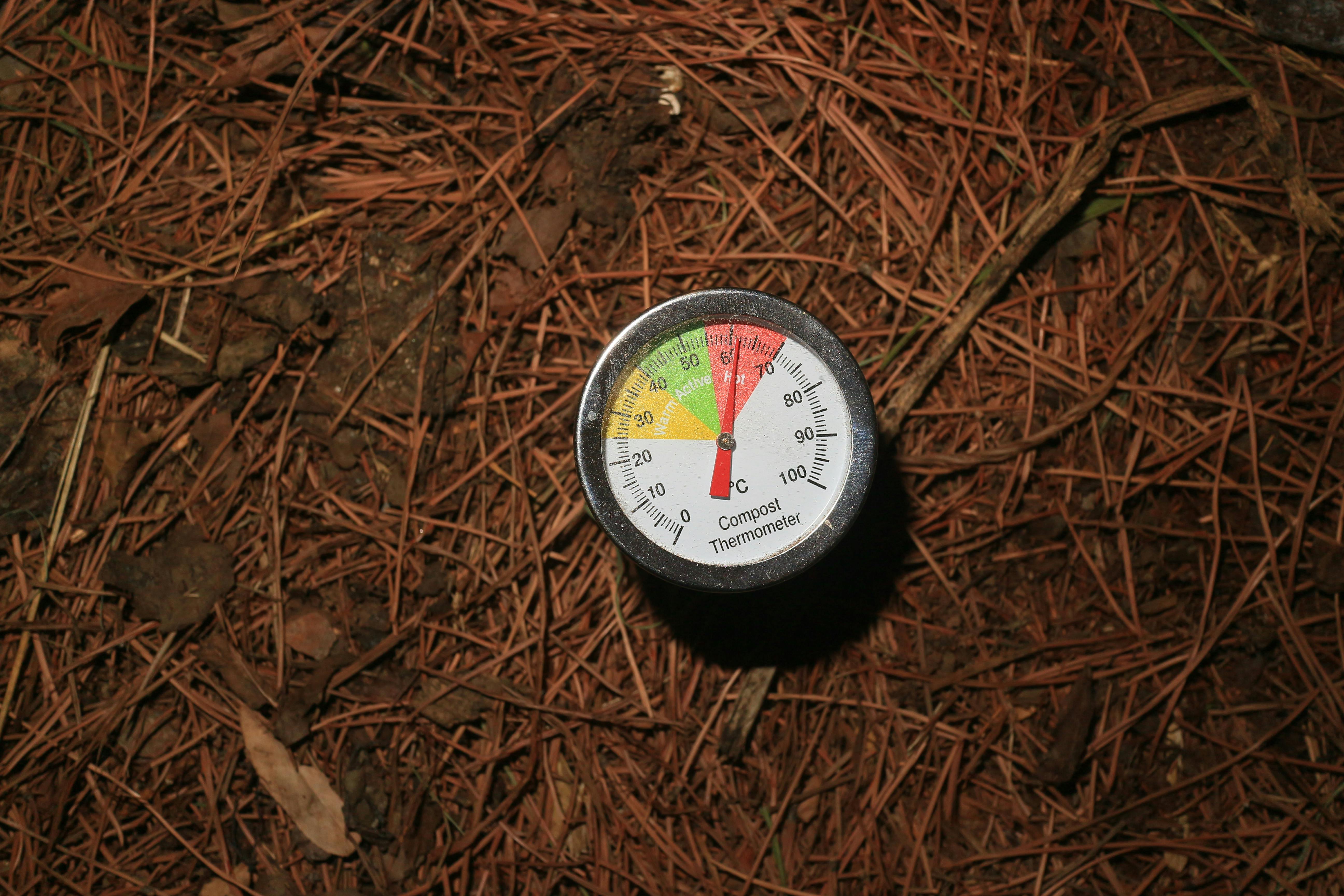 compost and compost thermometer