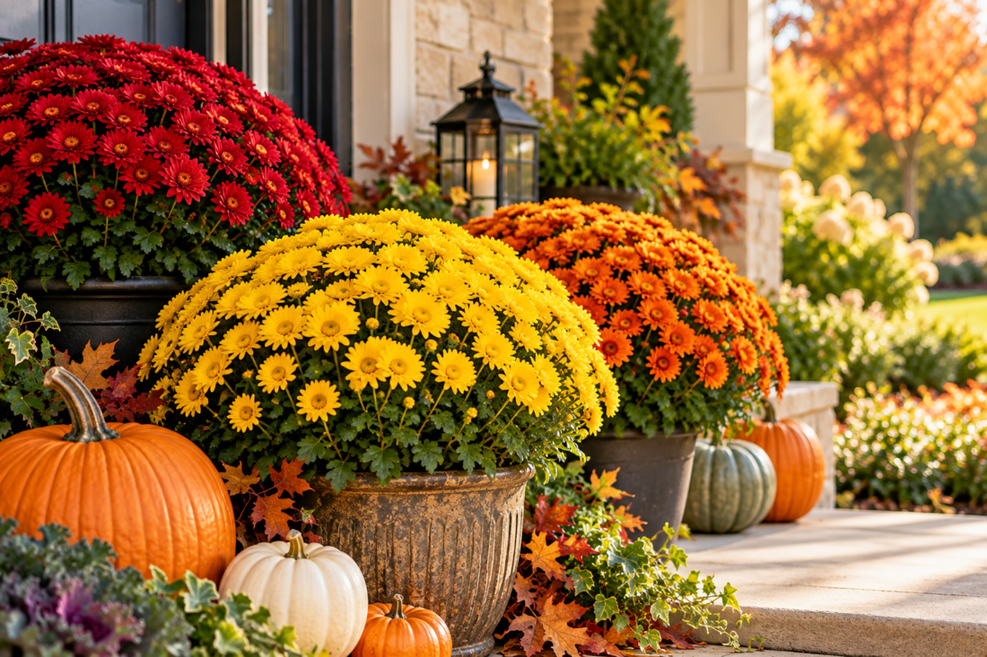 porch mums