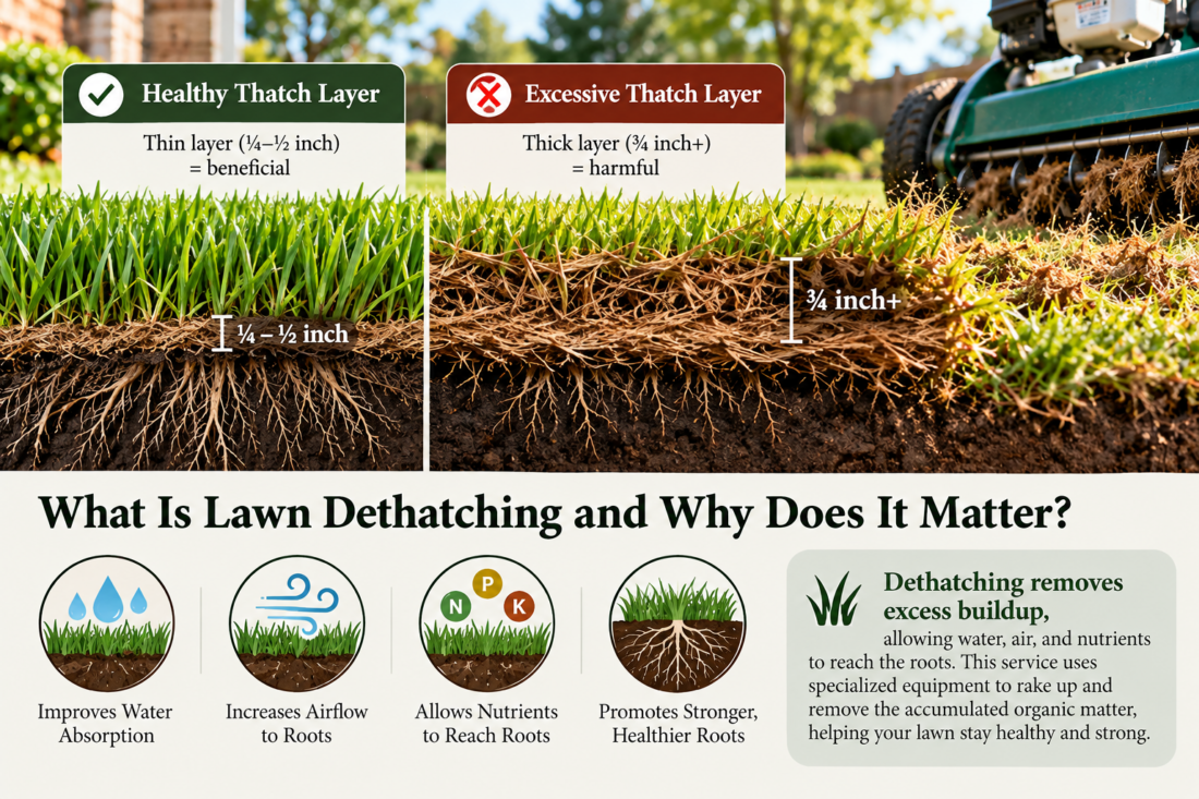 lawn dethatching