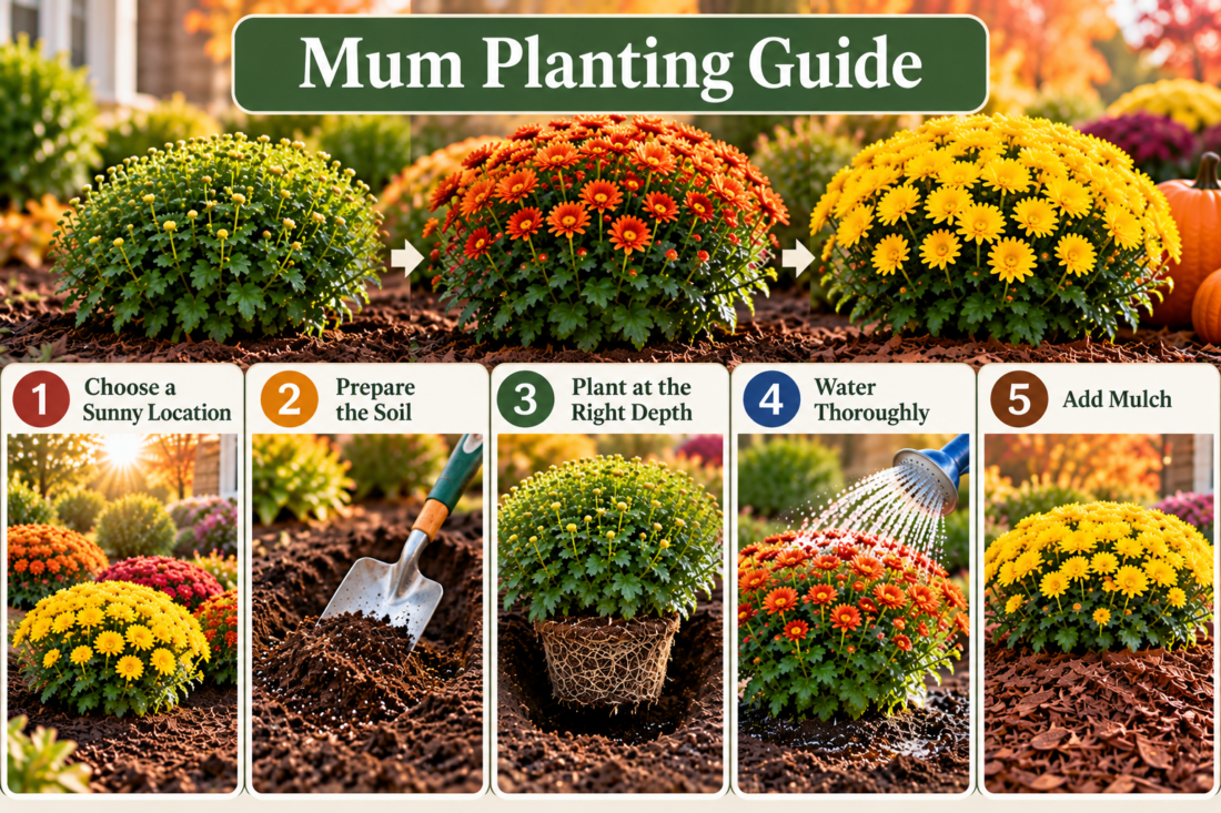 mum planting guide