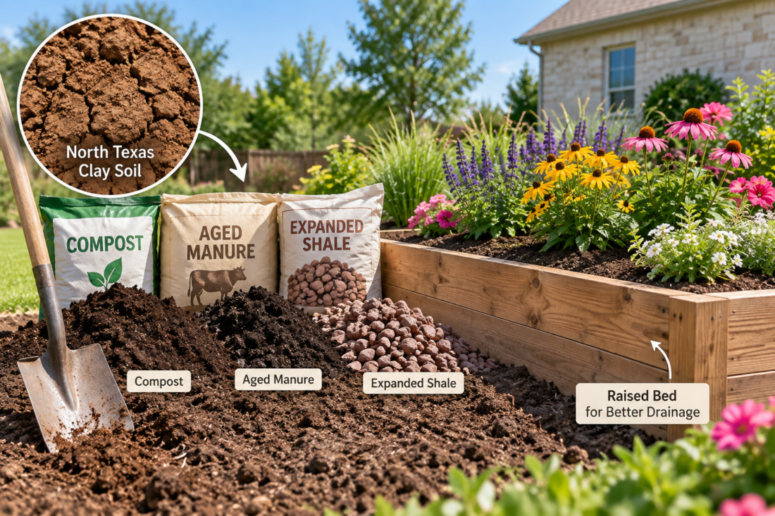 north texas clay soil