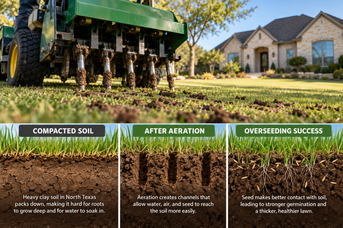 aerate before overseeding