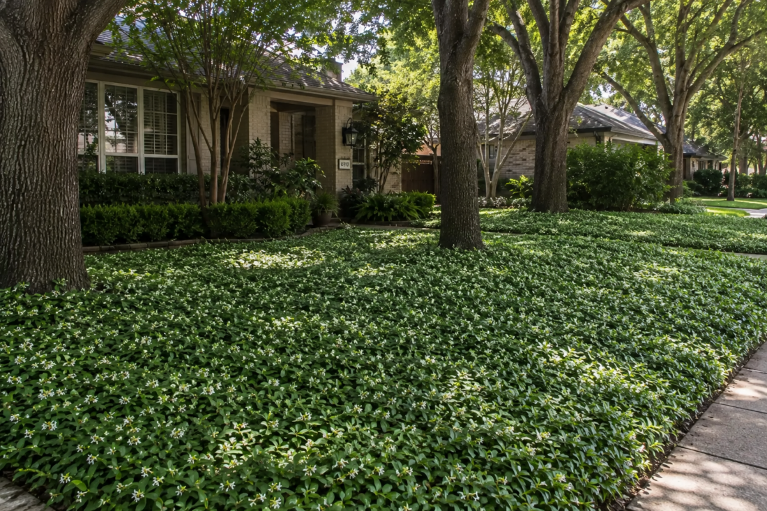 asian jasmine lawn