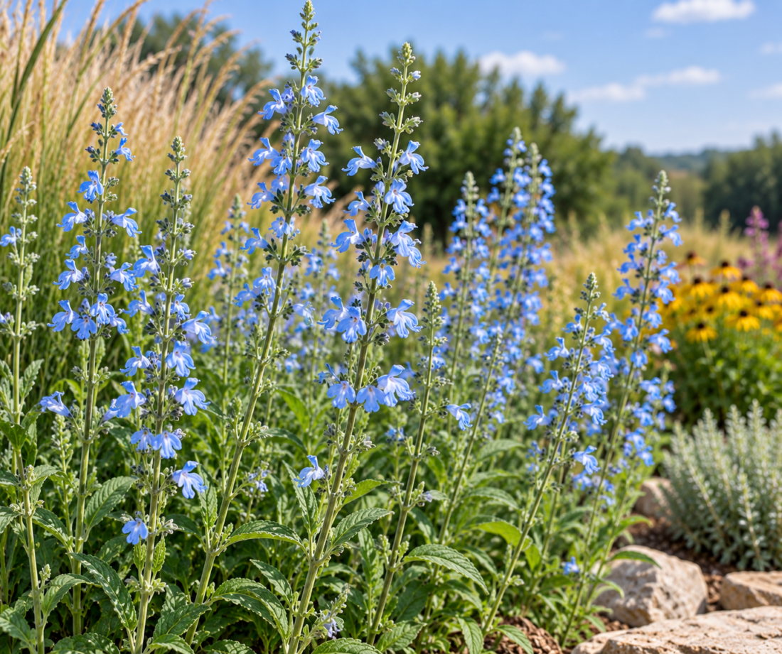 azure blue sage