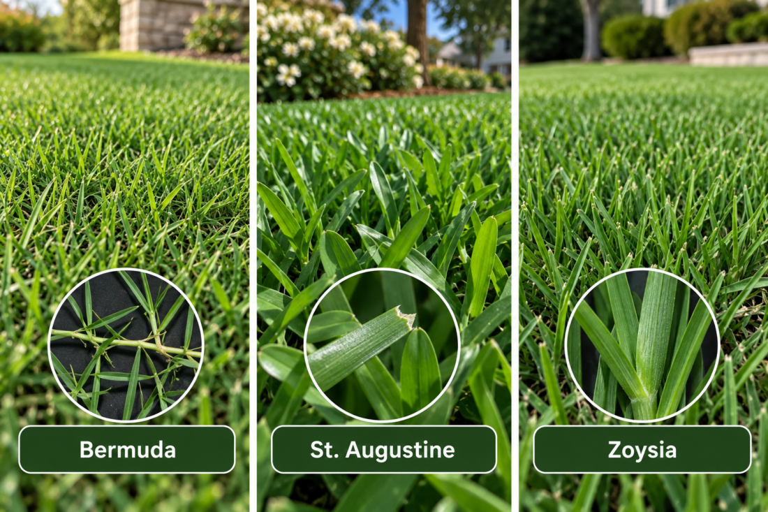 north texas grass types