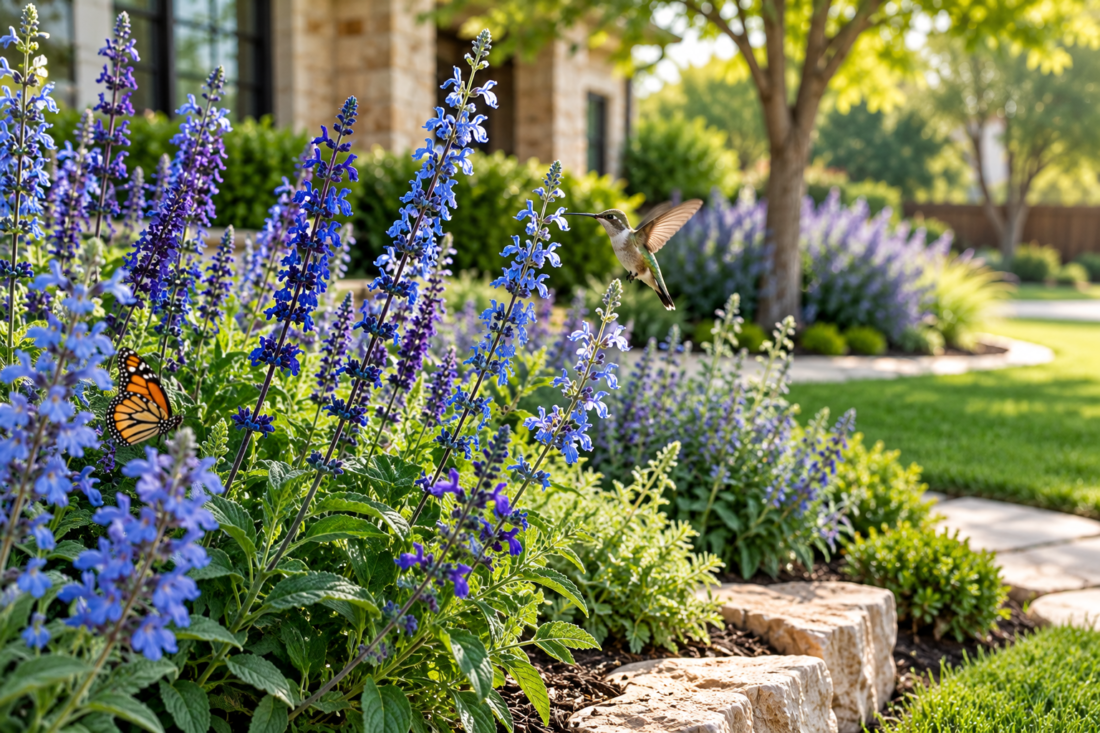 Top 5 Blue Salvia Varieties for Texas Landscapes