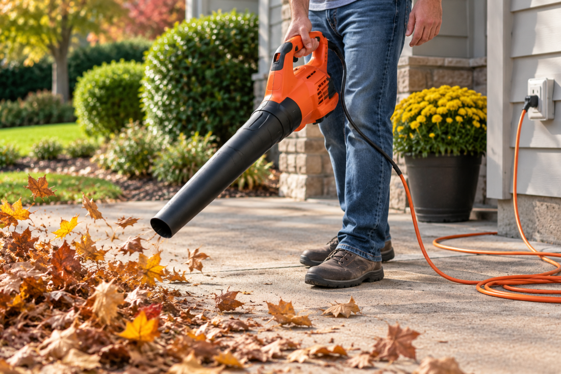 corded leaf blower