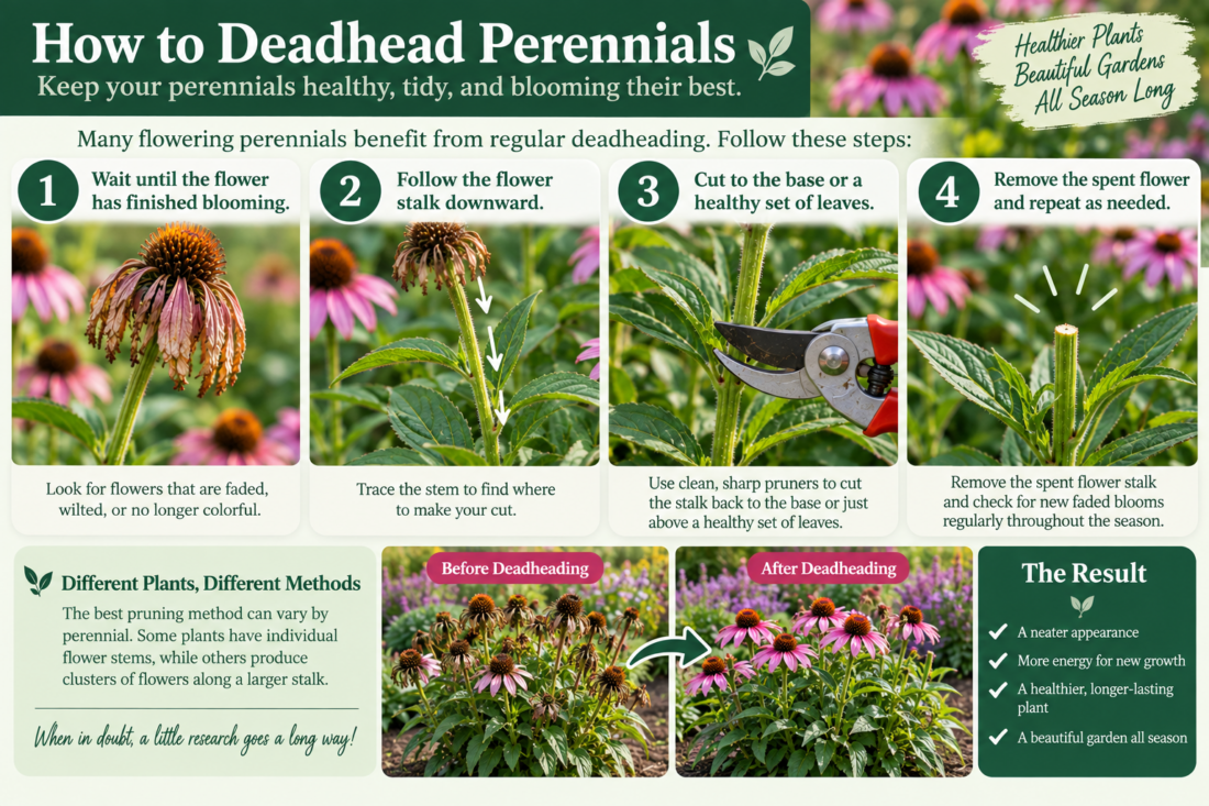 deadhead perennials