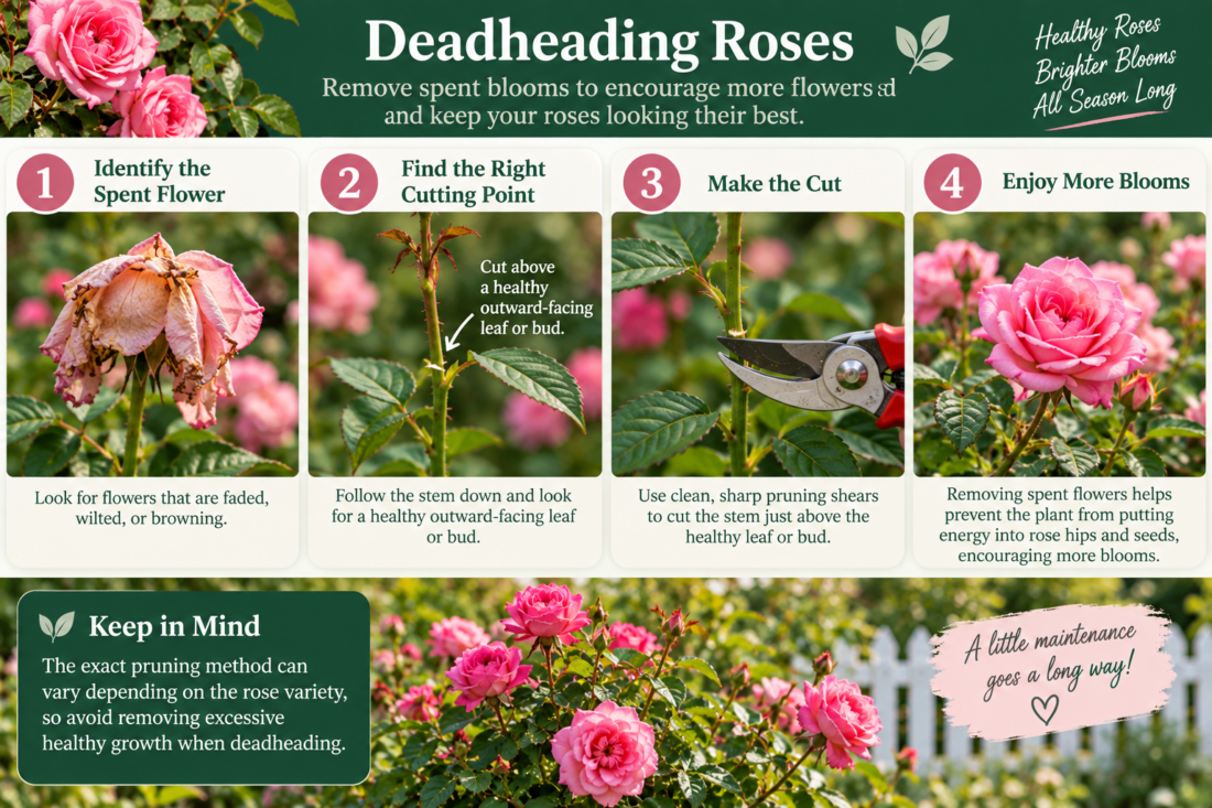 deadhead roses