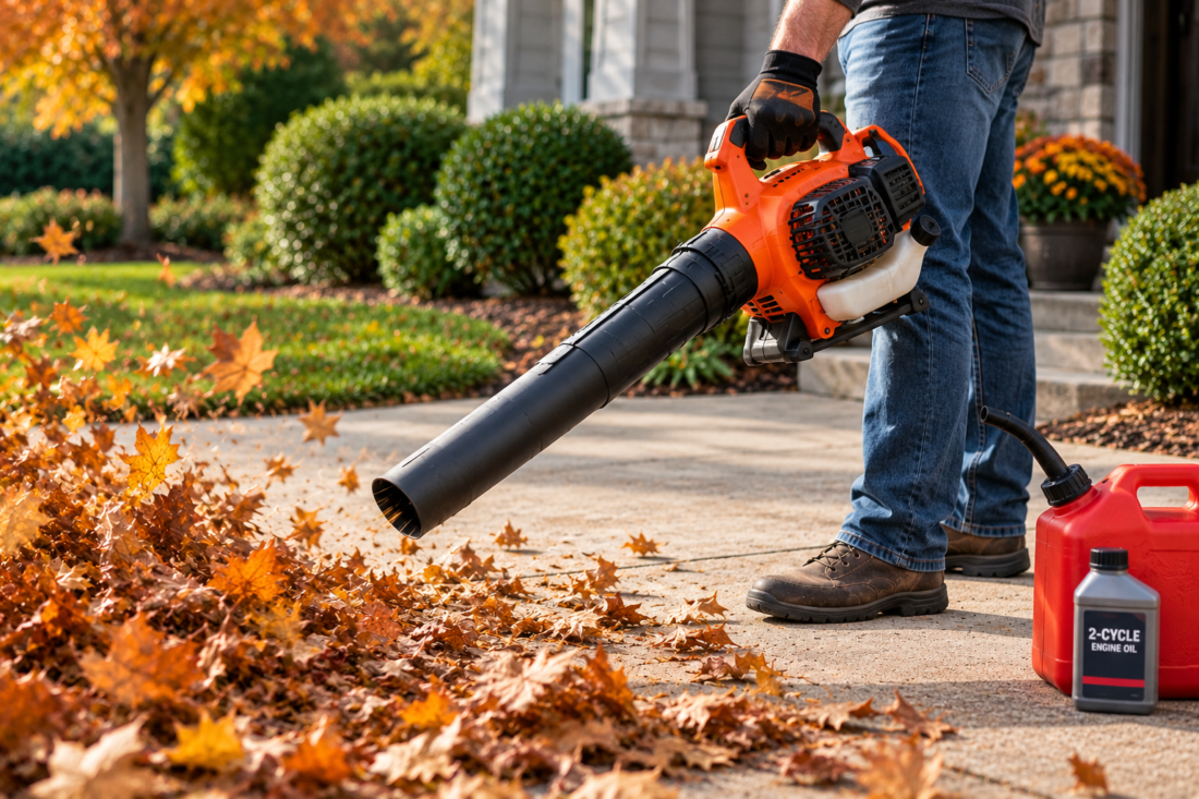 portable petrol blower