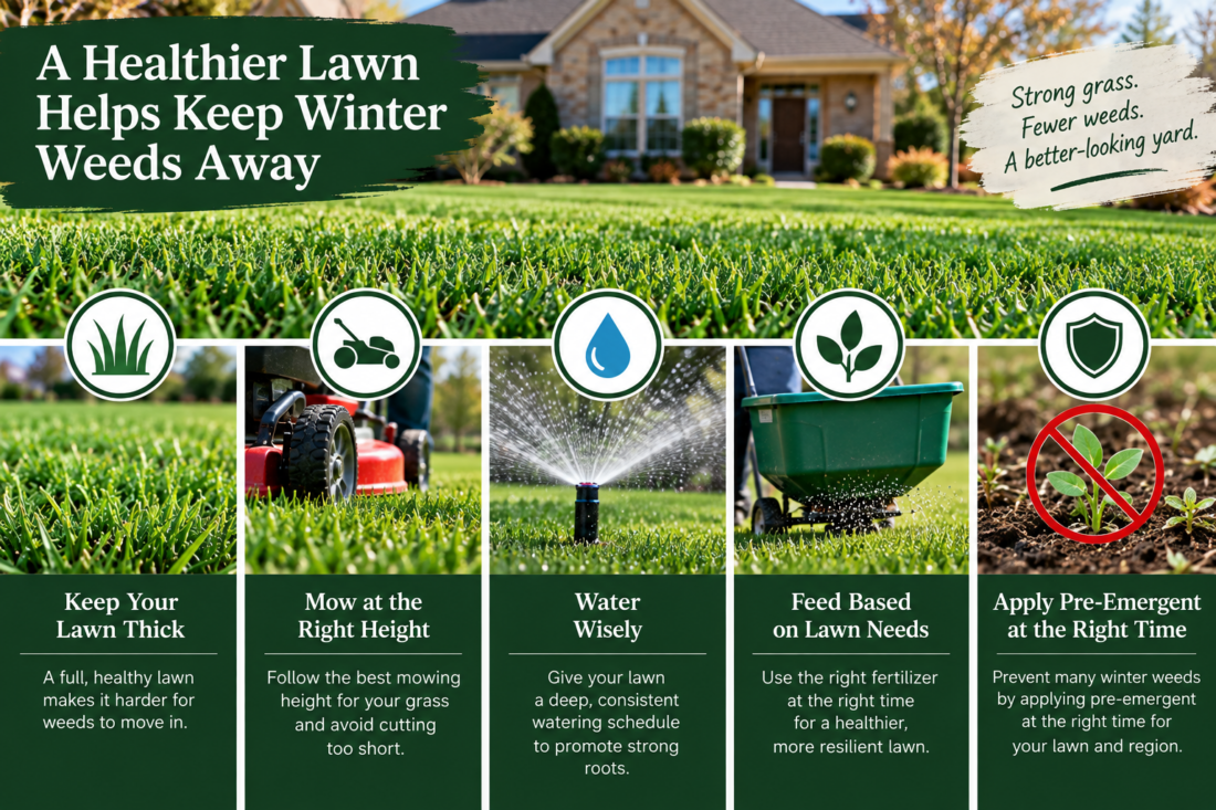 prevent winter weeds