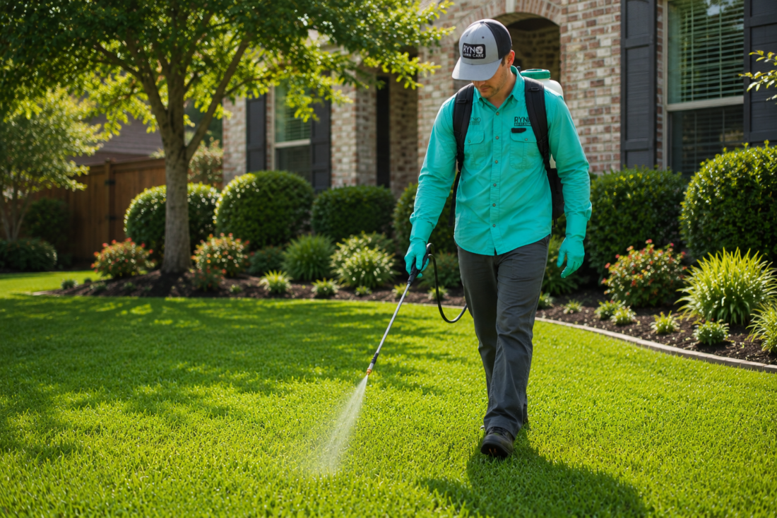 weed control lawn fertilization haslet