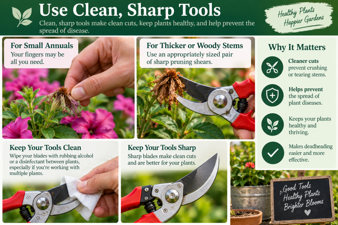 use sharp tools