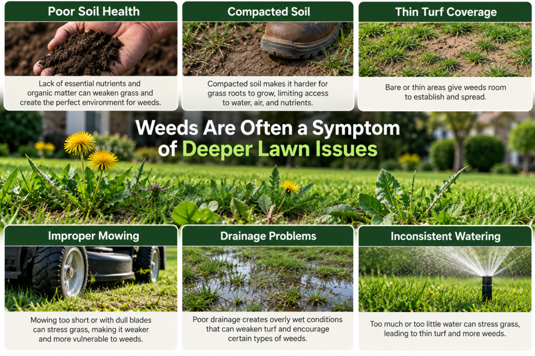 what causes weeds
