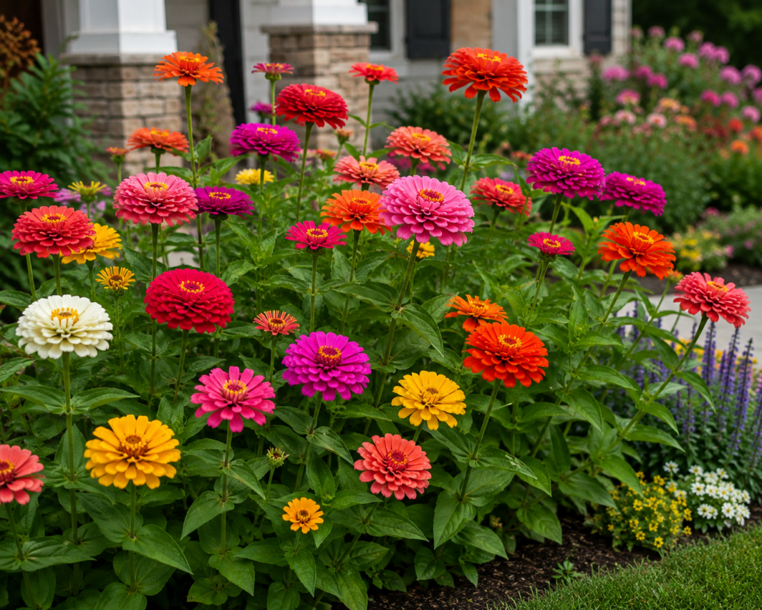 zinnias elegans