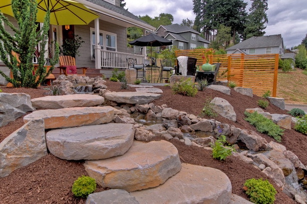 Stepping Stone Walkway Ideas - Ryno Lawn Care, LLC