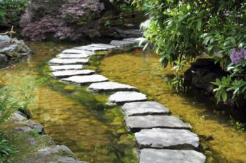 winding stone pathway