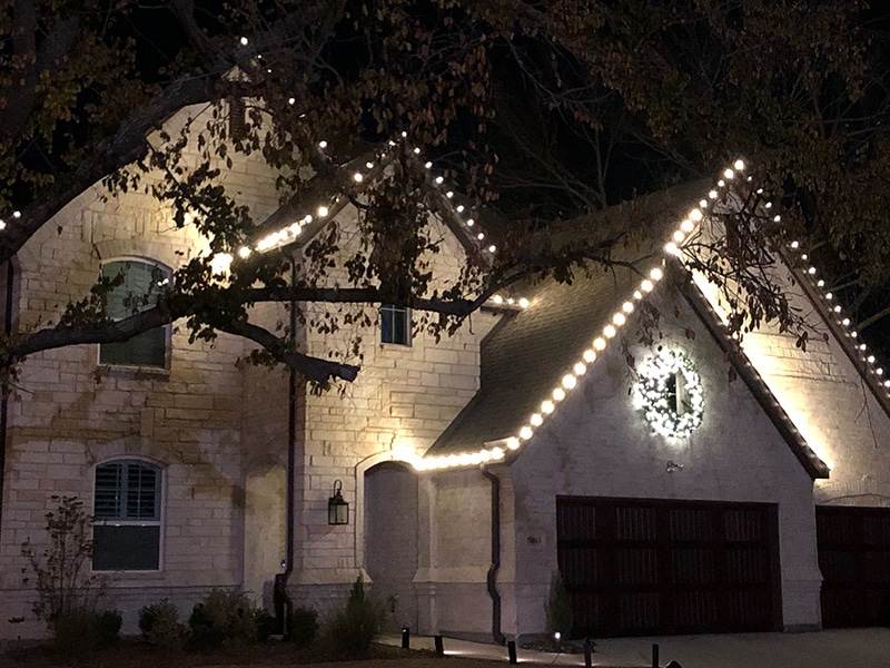 Christmas Light Installation  DIY COTTON CLOUD WITH CHRISTMAS LIGHTS