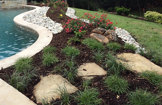 landscaping flower mound