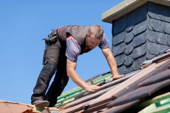 roofer on house