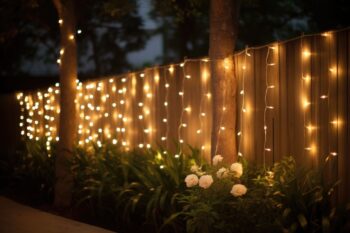 enhance garden with landscape lighting