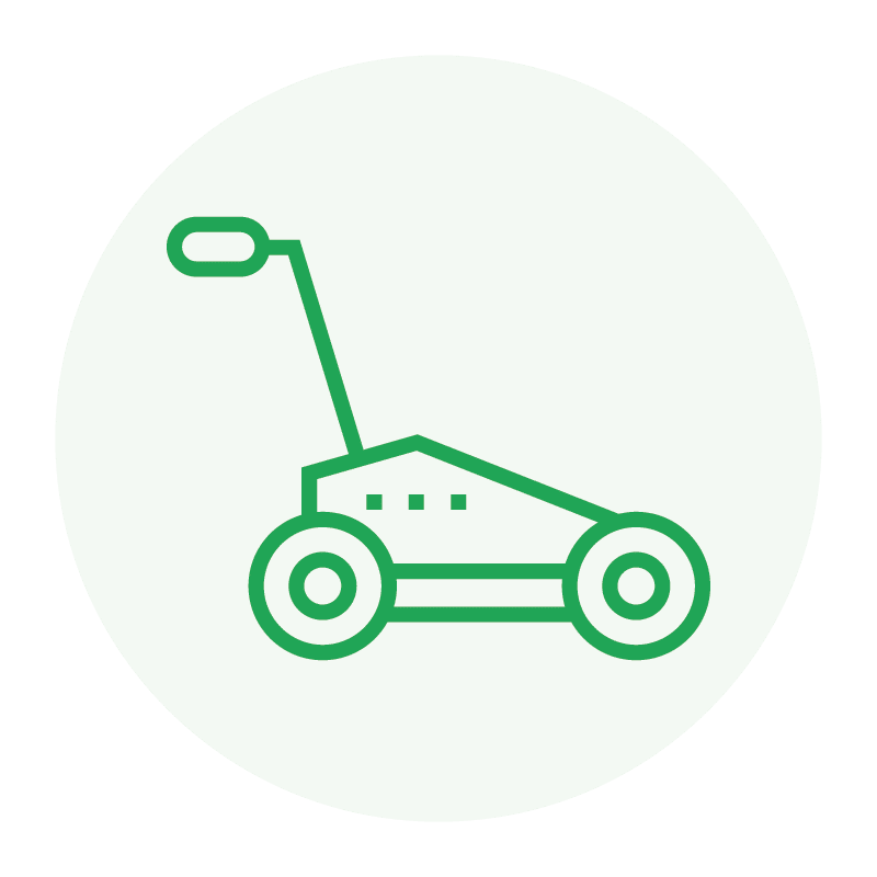 lawn mowing service icon