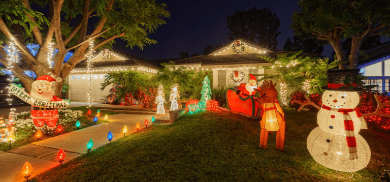 Christmas Light Installation