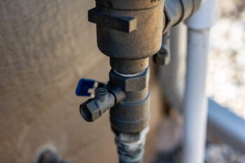 shut off valve-winterize your Rain Bird irrigation system