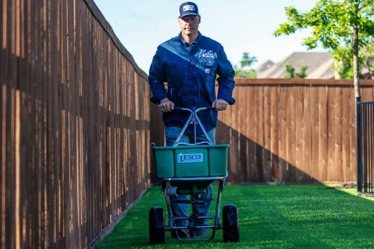 lawn fertilization and weed control in westlake, TX