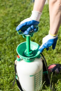 liquid or granular pre-emergent herbicides